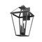 Z-Lite Talbot 4 Light Outdoor Wall Sconce, Black & Clear Beveled 579XLX-BK - alternate 8